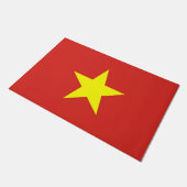 Paillasson Mat de porte avec drapeau du Vietnam (Incliné)