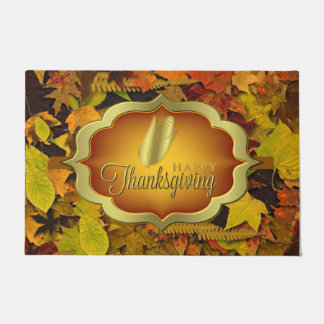 Paillasson Mat de porte - Bon thanksgiving automnal