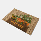 Paillasson Mat de porte Citrouille d'automne (Incliné)