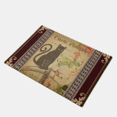 Paillasson Mat de porte de carte postale française (Incliné)
