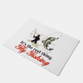 Paillasson Mat de porte de pêche à la mouche (Incliné)