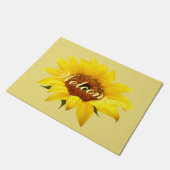 Paillasson Mat de porte de tournesol (Incliné)