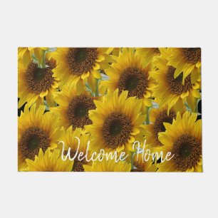 Paillasson Mat de porte de tournesol