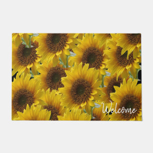 Paillasson Mat de porte de tournesol