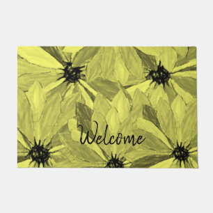 Paillasson Mat de porte de tournesol