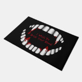 Paillasson Mat de porte d'Halloween (Incliné)