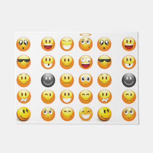 Paillasson mat de porte émojis