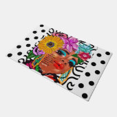 Paillasson Mat de porte en fleur (Incliné)