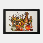 Paillasson Mat de porte Gnome Automne (Devant)