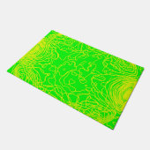 Paillasson Mat de porte jaune (Incliné)
