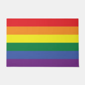 Paillasson Mat de porte LGBT Pride (24x36) (Devant)