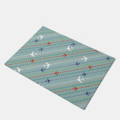 Paillasson Mat de porte Motif d'avion rétro (Incliné)