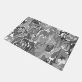 Paillasson mat de porte multicolore Abstrait (Incliné)