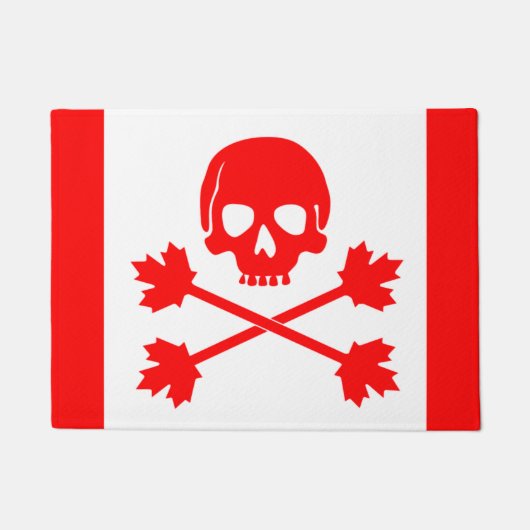 Paillasson Mat de porte pirate canadien (Devant)