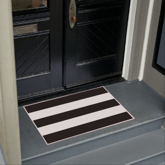 Paillasson Mat extérieur en noir et blanc
