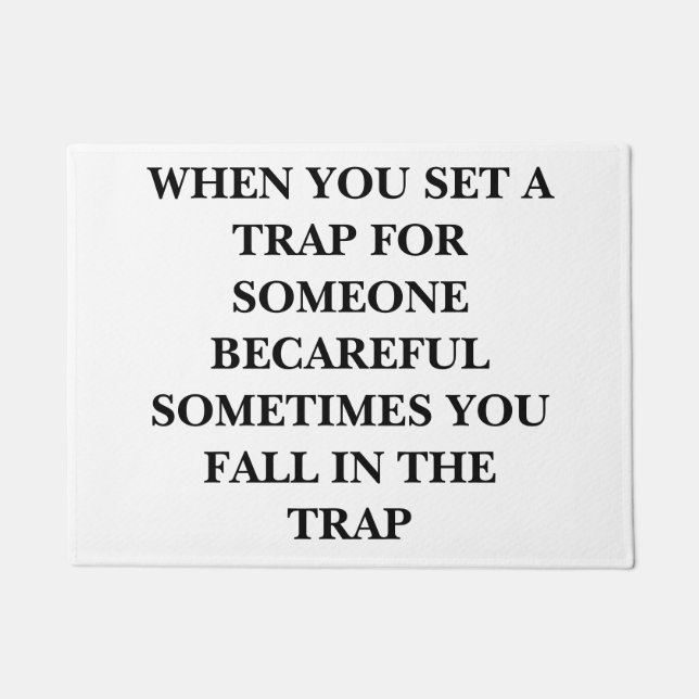 Paillasson Mat porte TRAP (Devant)