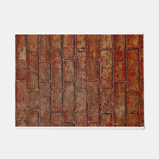 Paillasson Mat rustique en briques rouges (Devant)