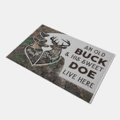 Paillasson Matelas à deux portes personnalisé de chasse | Un (Incliné)