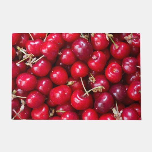Paillasson Matelas à motif de cerise sucrée (Devant)