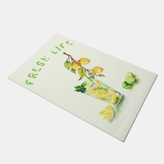 Paillasson Matelas à plateau-coussin pour Cool de jus de citr (Incliné)