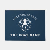 Paillasson matelas bleu marine à voile (Devant)