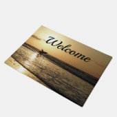 Paillasson Matelas de bienvenue pour surfeur du matin (Incliné)