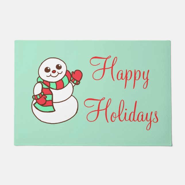 Paillasson Matelas de Noël Snowman (Devant)