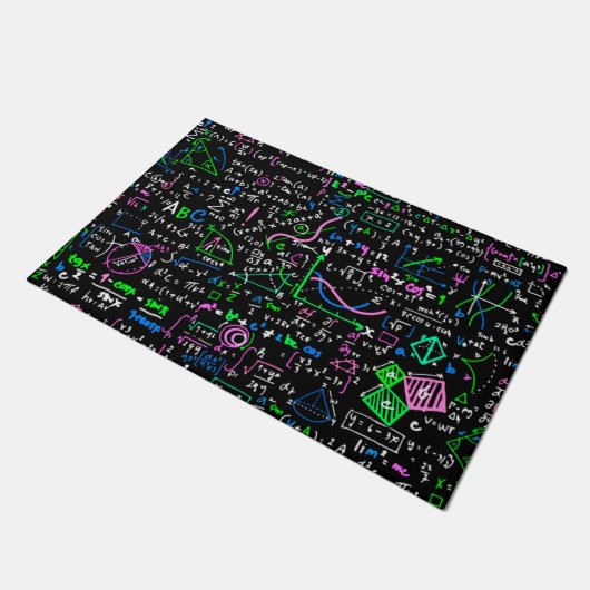 Paillasson Math cycle linéaire mathématique éducation cercle (Incliné)