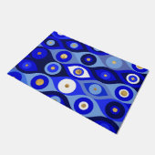 Paillasson Mati Mataki grecque - Matiasma Evil Eye blues (Incliné)