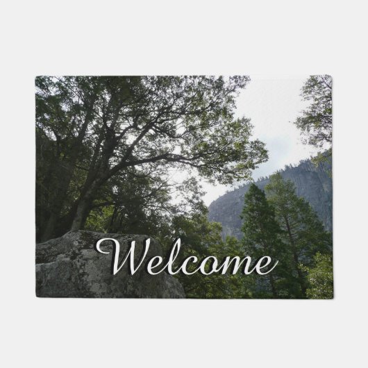 Paillasson Matin sur le sentier à Vernal Falls à Yosemite (Devant)