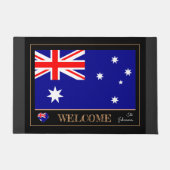Paillasson Matt de porte Australie, Drapeau australien sport  (Devant)