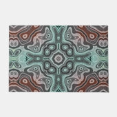 Paillasson Mauve rose rouge Turquoise vert Hip Orient Bali Ar (Devant)