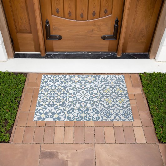 Paillasson Mediterranean Tiles, Moroccan, Majolica, Azulejo (De plein air)