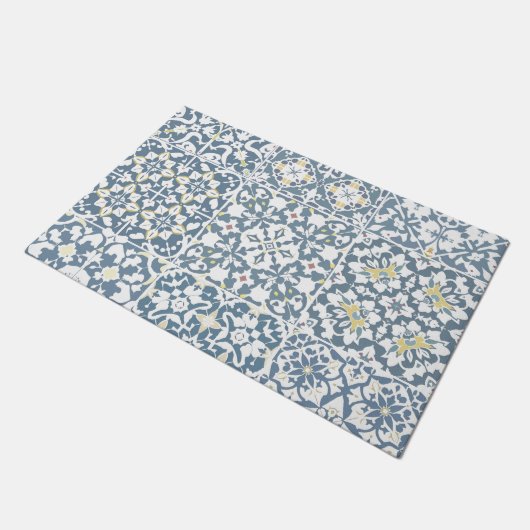 Paillasson Mediterranean Tiles, Moroccan, Majolica, Azulejo (Incliné)