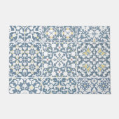 Paillasson Mediterranean Tiles, Moroccan, Majolica, Azulejo (Devant)