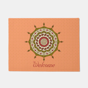 Paillasson Mehndi Imaginaire Gold Doormat