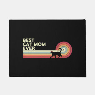 Paillasson Meilleur Chat Maman Jamais Vintage Rétro