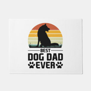 Paillasson Meilleur Chien Papa Jamais T-shirt 3
