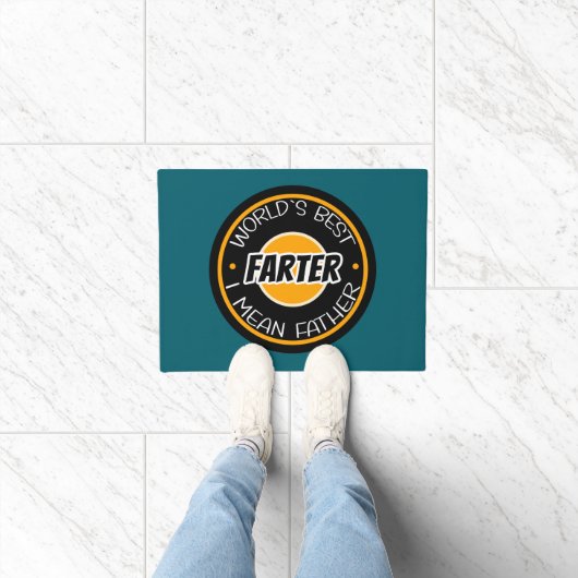 Paillasson Meilleur Farter du monde Je veux dire père (Intérieur)