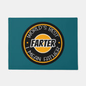 Paillasson Meilleur Farter du monde Je veux dire père (Devant)