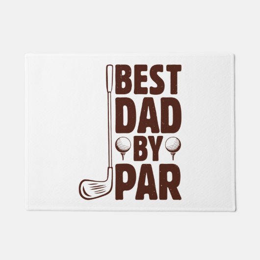 Paillasson Meilleur papa par Parc Golf Papa (Devant)