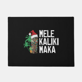 Paillasson Mele Kalikimaka Merry Christmas Hawaiian Tiki T-Sh