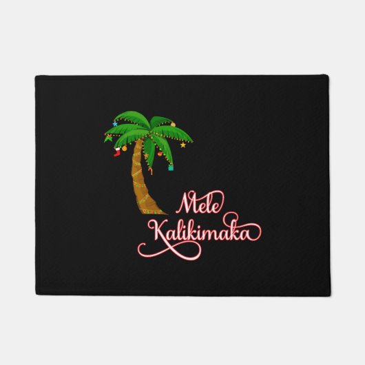 Paillasson Mele Kalikimaka Sweat hawaïen pour Noël (Devant)