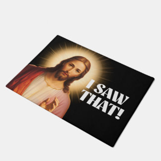 Paillasson Mème De Jésus Drôle J'Ai Vu Ça
