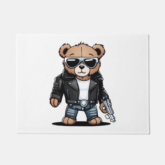 Paillasson Mèmes de nounours mignons (Devant)