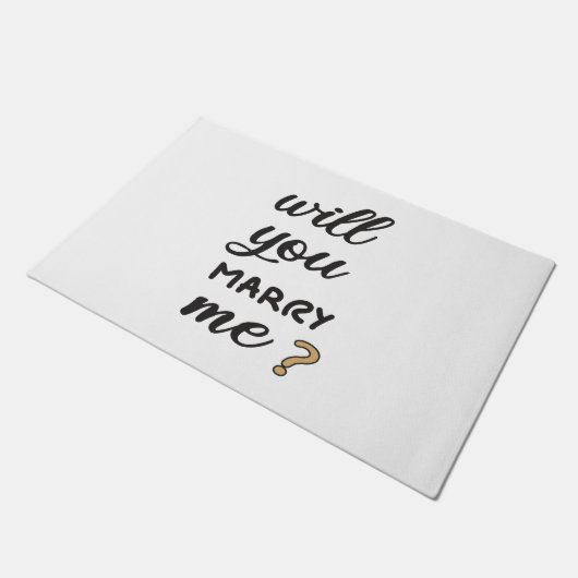 Paillasson M'épouseras-tu ? (Incliné)