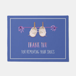 Paillasson Merci Aquarelle Cute Pour Enlever Vos Chaussures