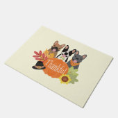 Paillasson Merci Bulldogs français Thanksgiving (Incliné)