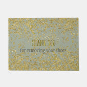 Paillasson Merci Pour Enlever Vos Chaussures Mat (Devant)