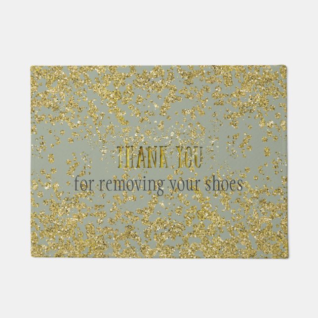 Paillasson Merci Pour Enlever Vos Chaussures Mat (Devant)
